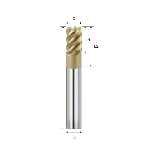 High Helix And Short Flute Square Solid Carbide Endmills