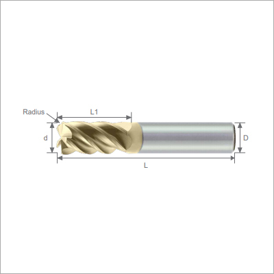 Variable Helix 5F Type Varix Carbide Endmills