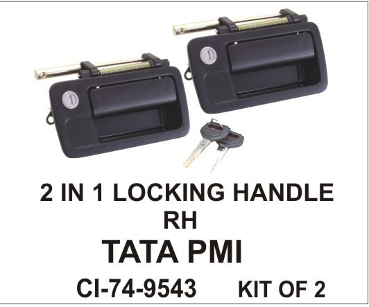 2 in 1 Locking Handle - Right-Hand Design for 4-Wheeler Vehicles | Warranty Included, Enhanced Security Features