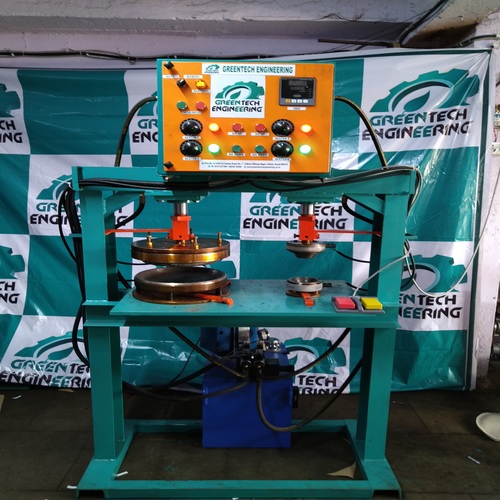 Double Die Buffet Plate Making Machine - Warranty: One Year Of Motor And Programmable Timer