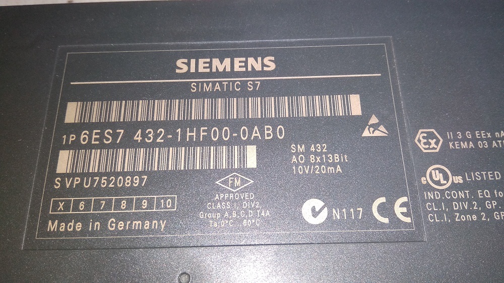 Siemens Simatic S7 400 Module 6es7 432-1hf00-0ab0