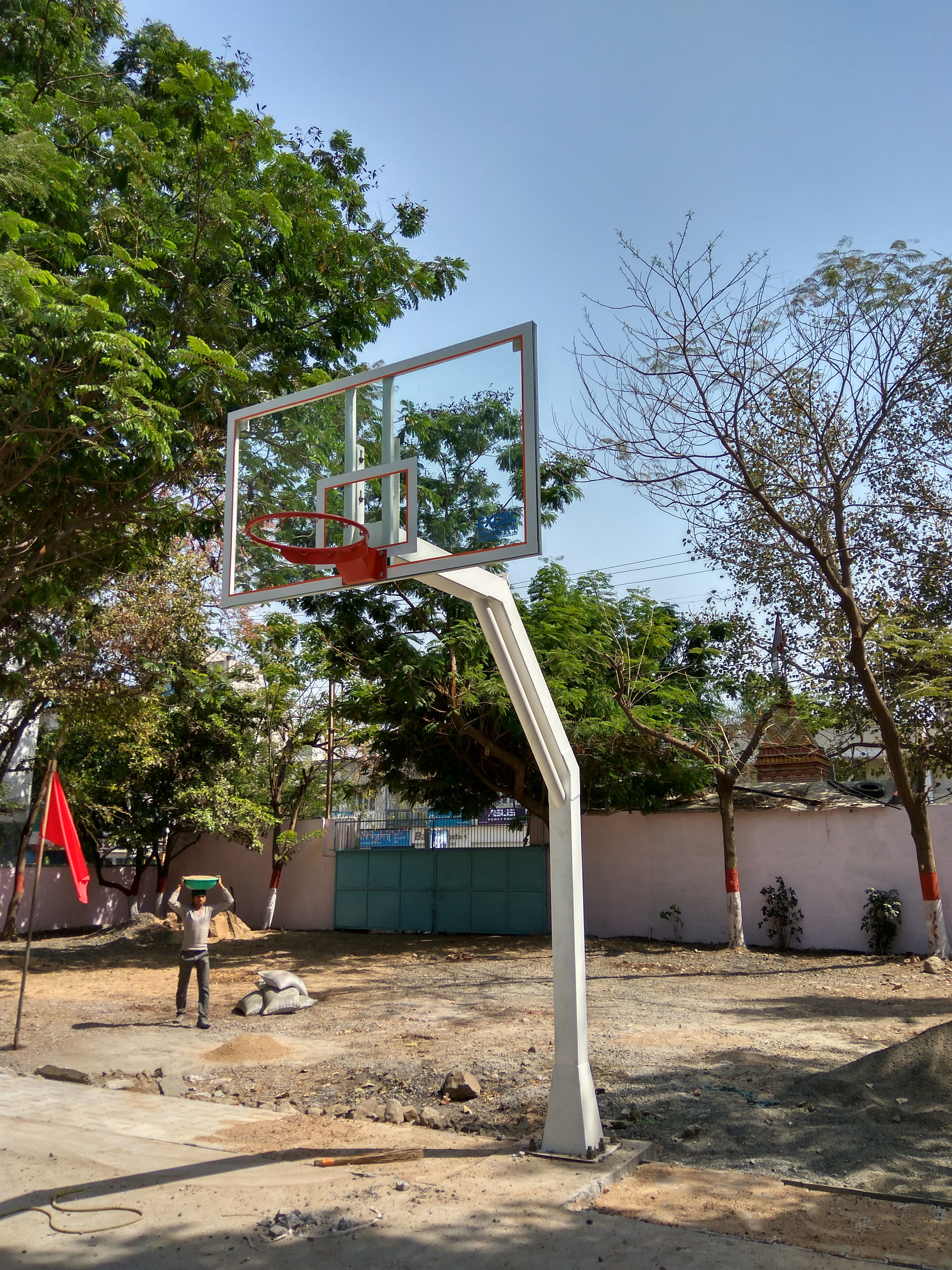 Umbrella Pattern Basketball Pole