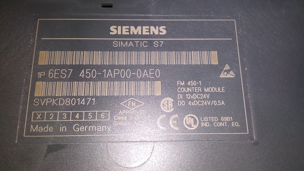 Siemens Simatic S7 400 Module 6es7 450-1ap00-0ae0