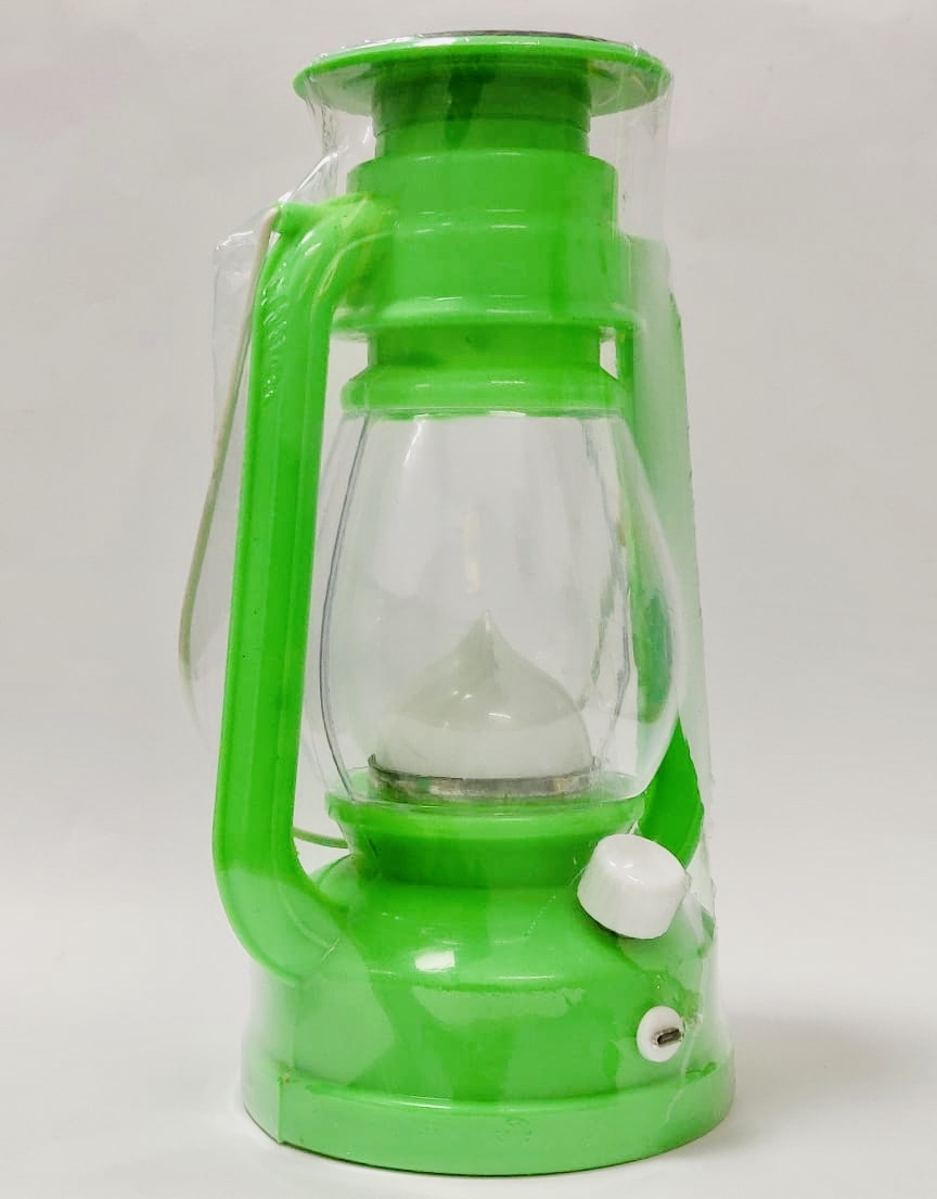 Solar Led Emergency Lantern - Abs And Plastic, Multiple Sizes, Green Color, 3 To 15 Watt Power, Manual Switch