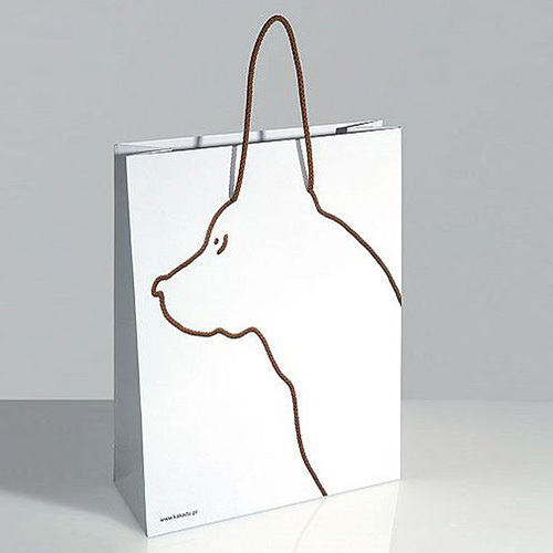डिज़ाइन किए गए पेपर बैग