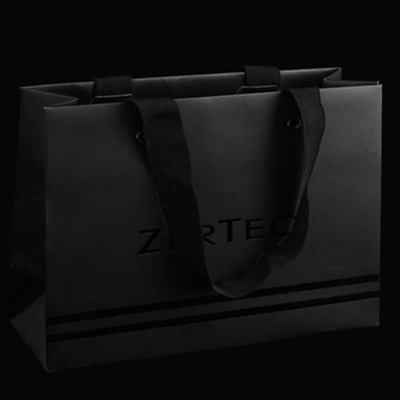 मोटा रिबन और हार्ड पेपर बैग