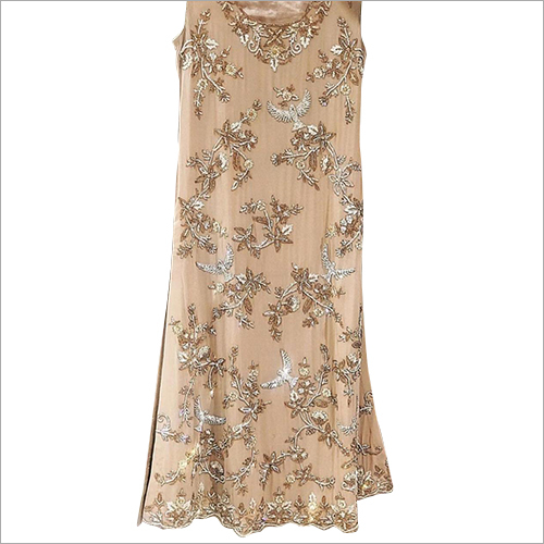 Ladies Heavy Work Suit - Cotton Polyester Blend, Customized Size , Full Sleeves , Embroidered Lace Decoration