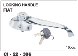 Locking Handle FIAT - Durable Metal | 4 Wheeler Compatibility, Warranty Included