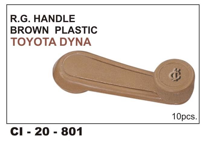 R.G Handle Brown Plastic TOYOTA, DYNA - Plastic Material, 4 Wheeler Vehicle Type | Warranty Included, Ideal for Reliable Vehicle Maintenance