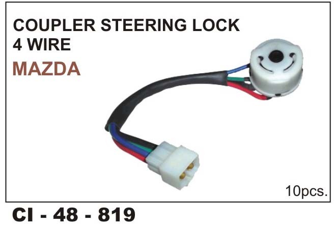 Coupler Steering Lock 4 Wire MAZDA - 4 Wheeler Compatible | Warranty Included, Reliable Security for Enhanced Vehicle Safety