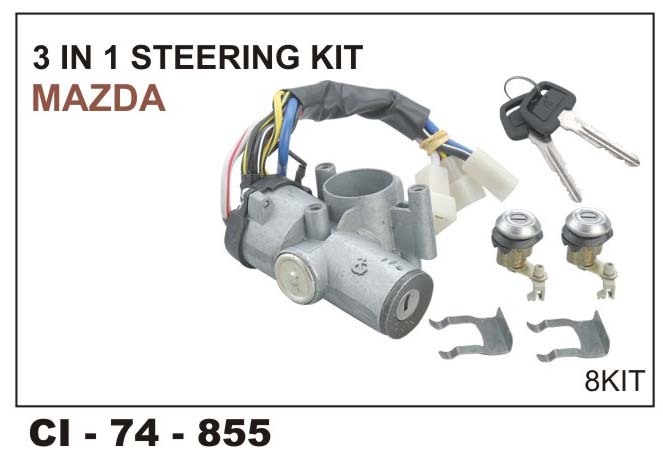 3 in 1 Steering Kit - Durable Design for 4 Wheeler Vehicles | Warranty Included, Enhanced Control