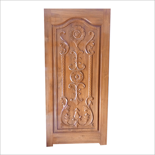 Brown Wooden Teak Door