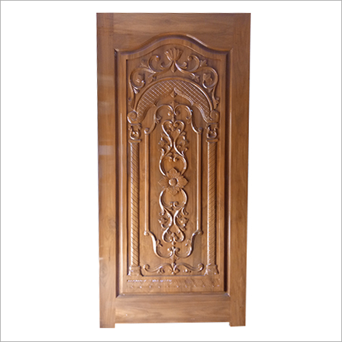 Brown Wooden Decorative Door