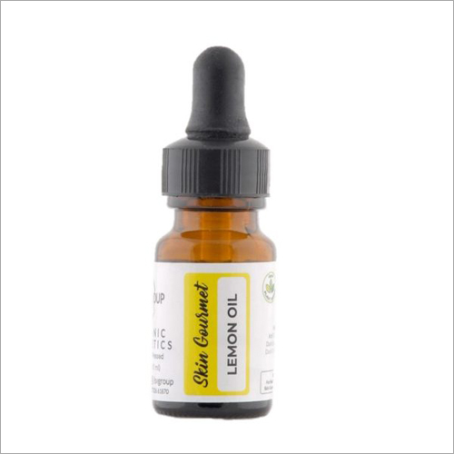 10 ML Lemon Oil Dropper - Organic Liquid, Lasting 2.5 Years Shelf Life | Naturally Aromatic, For Body & Hair Use
