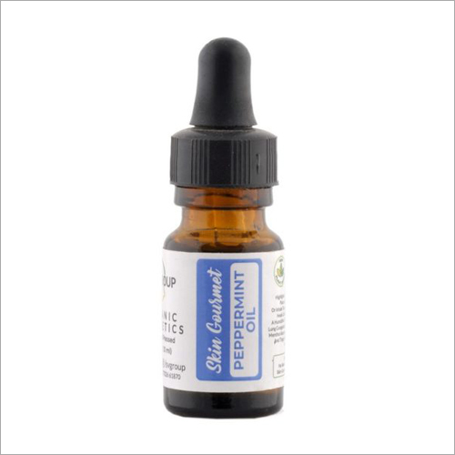 10 ML Pepper Mint Oil Dropper - Organic Liquid Form, For Adults, 2.5 Years Shelf Life | Ideal for Massage and Skin Soothing Applications