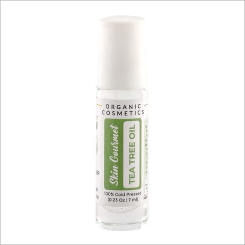 Tea Tree Oil Roll On - 7 ml Organic Liquid | Suitable for Body, Face, and Hair, 2.5 Years Shelf Life