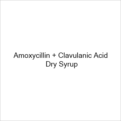 Amoxycillin And Clavulanic Acid Dry Syrup