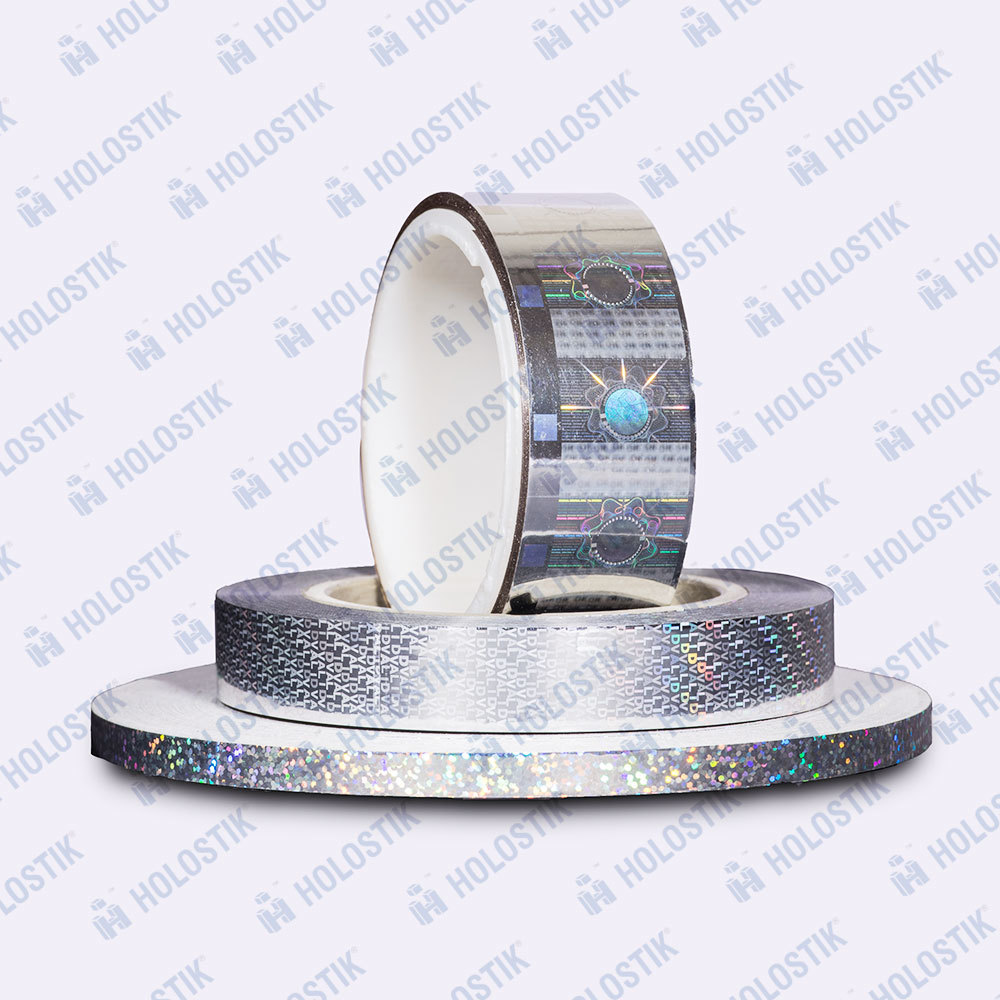 Holographic Wide Web Films - Pet And Bopp, Customizable Size And Color, Anti-counterfeit And Waterproof Features