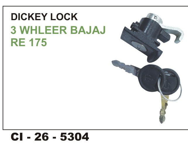 Dicky Lock 3 Wheeler Bajaj Re 175 Warranty: Yes