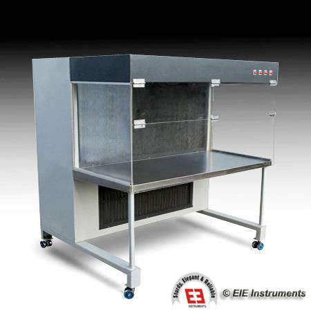 Horizontal Laminar Air Flow Cabinet - Color: Silver