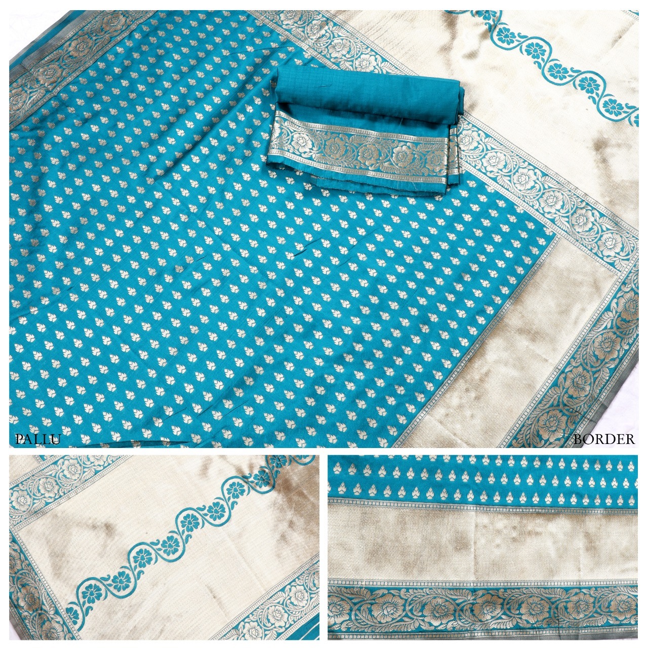 Multicolour New Fancy Banarasi Silk Saree