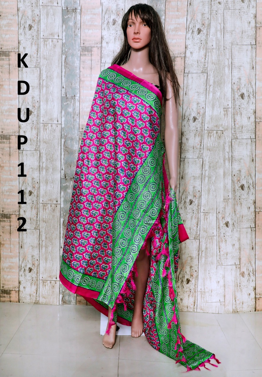 New Fancy Designs Cotton Blend Dupatta - 2.25 Meter Length, Multicolour, Traditional Ethnic Wear, Printed Design For All Seasons