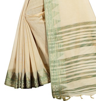4 Colors Available Cotton Saree