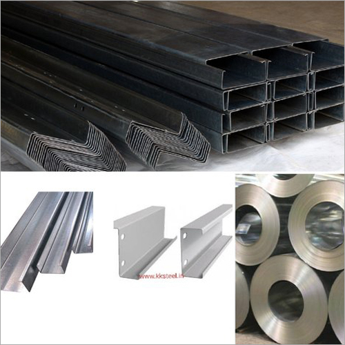 C Z Purlins - Steel, Customized Thickness, Black & Silver | Lightweight, Efficient Roofing & Cladding Support for Industrial Applications