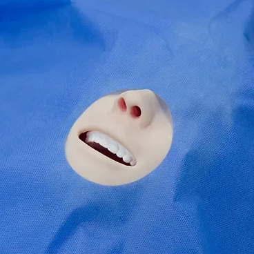 ब्लू डेंटल होल ड्रेप