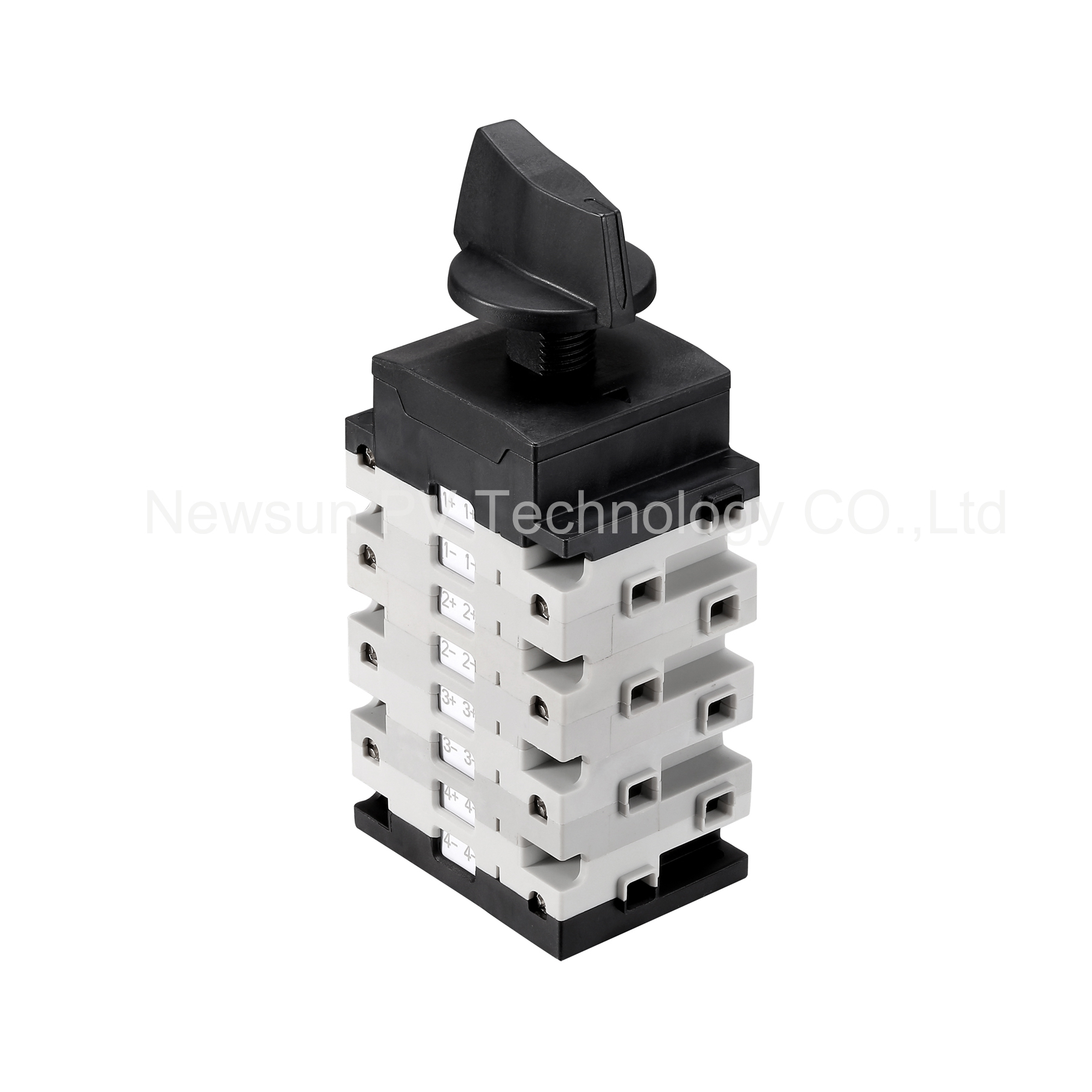 Black Pv Solar Isolator Switch Array Dc Isolator For Solar System