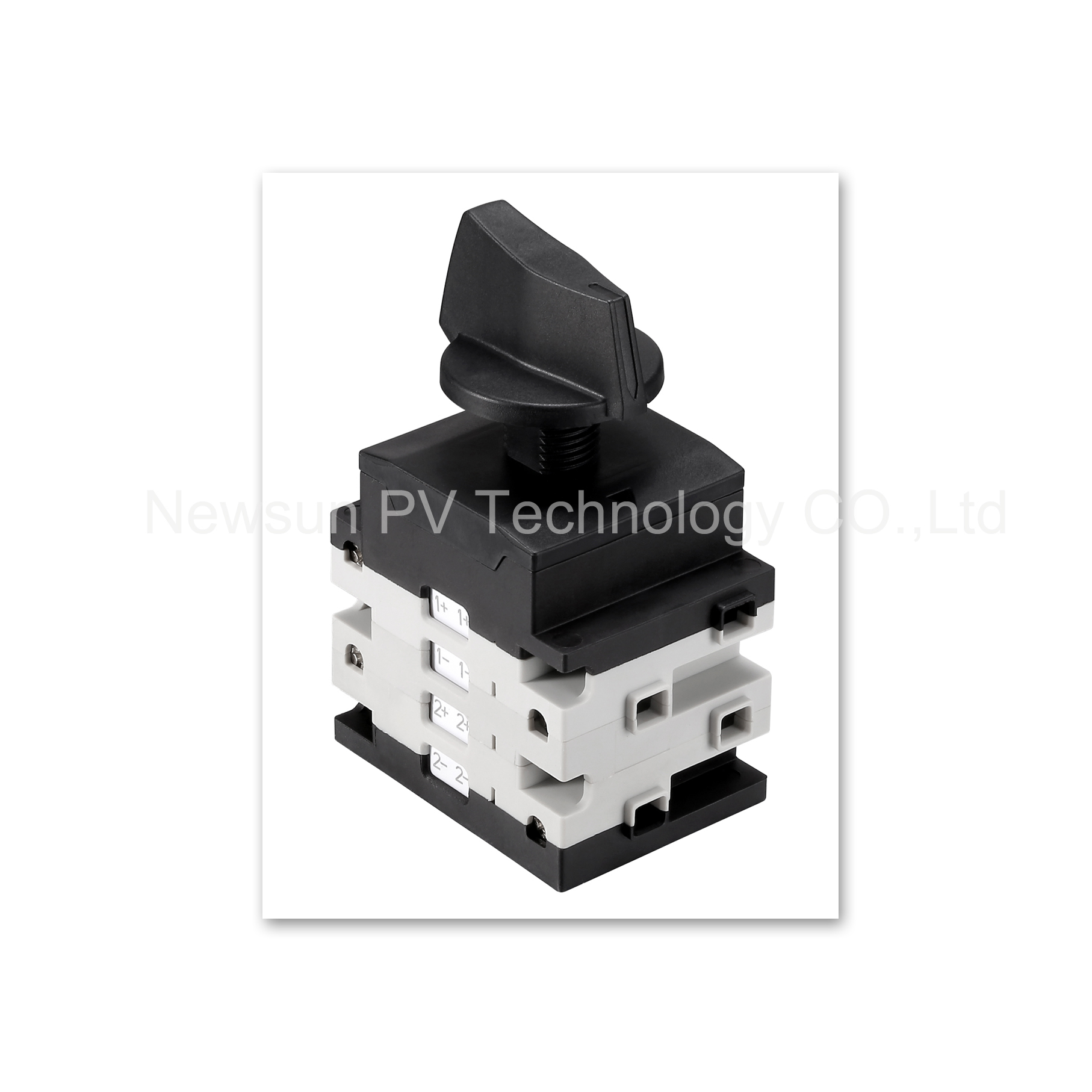 Black Pv Solar Isolator Switch Array Dc Isolator For Solar System
