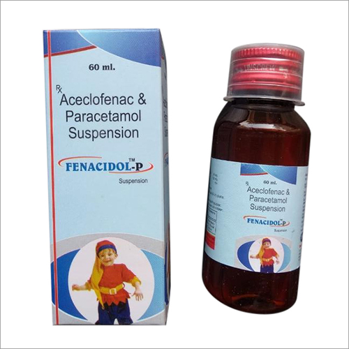 Aceclofenac and Paracetamol Suspension - Liquid Formula for Children | Anti-Bacterial, Ideal for Normal Temperature Storage