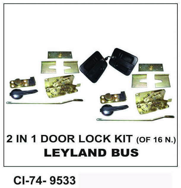 2 In 1 Door Lock Kit(of 16 N) Leyland Bus Vehicle Type: 4 Wheeler