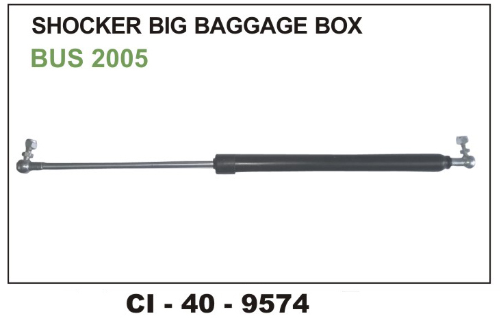 Shocker Big Baggage Box BUS 2005 - 4 Wheeler, Warranty Included | Spacious and Durable Design
