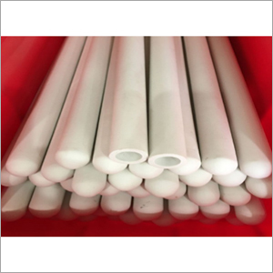 Ceramic Thermocouple Tube - Alumina Ceramic Material, Light Weight, White Color | Ideal for Aluminum, Petroleum, Chemical & Electronics Industries