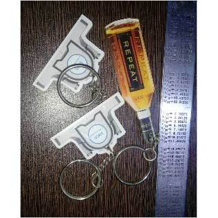 Moulding And Acrylic Keychain - Acrylic, Other Materials | Multiple Colors, Modern Arts Design With Indian Regional Style