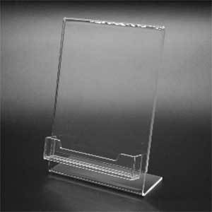 Folder Stand - 3mm Thickness | Acrylic Material, Customizable Size, Ideal For Residential & Commercial Use