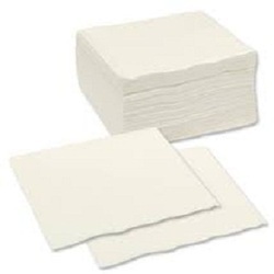 Tissue Paper Napkin - Virgin White Tissue, Quilted Embossed Design | Super Soft for Hands & Face, Ideal for Home, Parties & Car Use