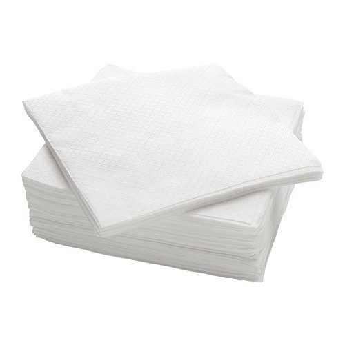 Tissue Paper Napkin - Virgin White Tissue, Quilted Embossed Design | Super Soft For Hands & Face, Ideal For Home, Parties & Car Use