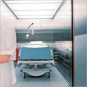 Stainless Steel Hospital Elevator - 1000 Kg Capacity, 1 M/s Speed , Microprocessor Control System