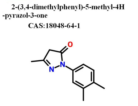 3-methyl-1-(3 4-dimethylphenyl)-2-pyrazolin-5-one Eltrombopag Intermediate Cas 18048-64-1 Chemical Name: 1-(3