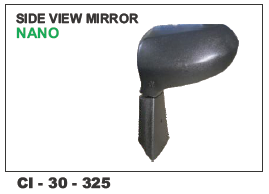 SIDE VIEW MIRROR NANO RH - For 4 Wheeler Vehicles | Warranty Included, Durable Design, Enhanced Visibility, Reliable Performance