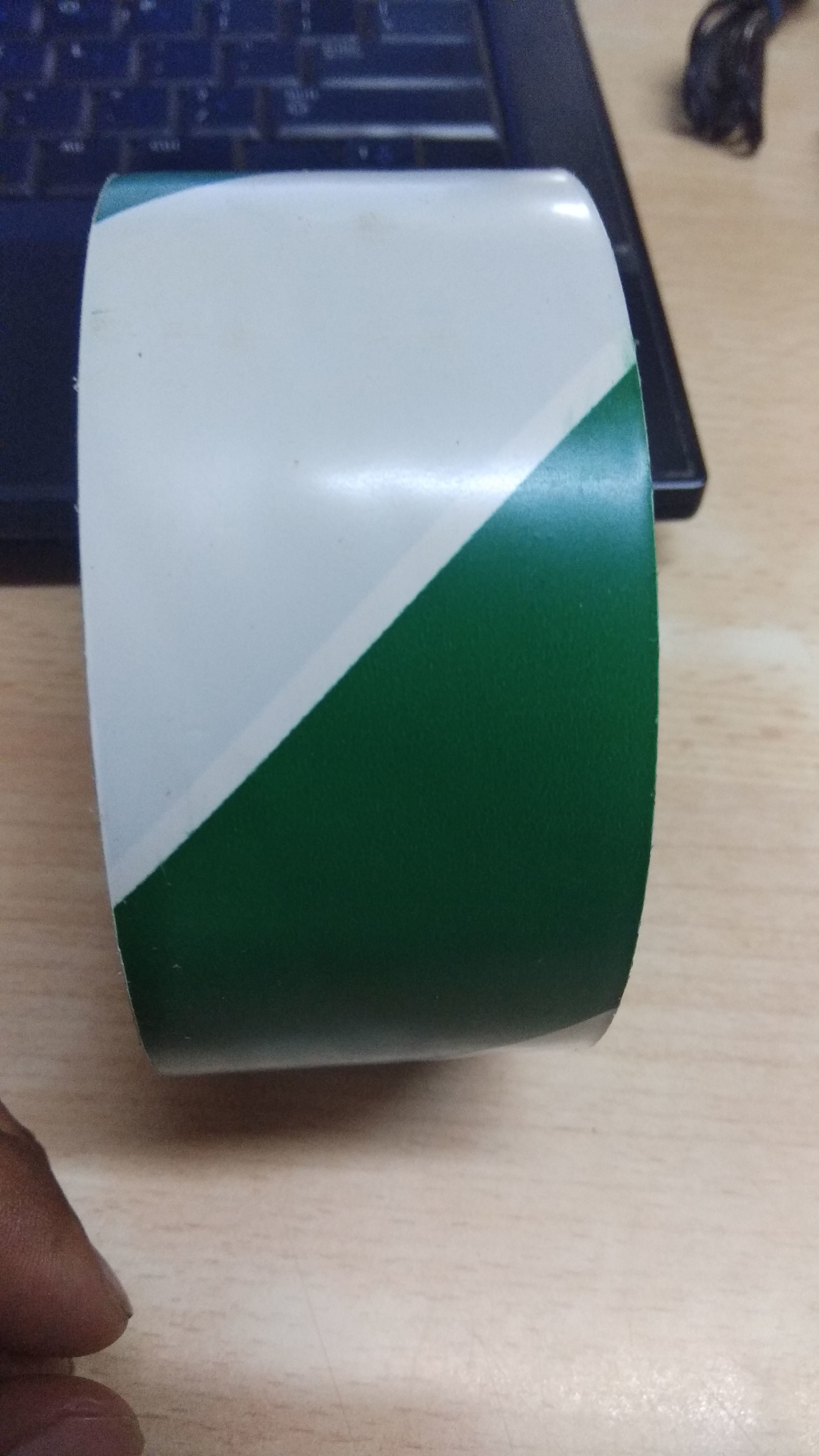 Pvc Marking Tapes - Polyvinyl Chloride, 40m X 50.8mm, Black And Yellow | Tear Resistant, Low Elongation, Temperature Resistant