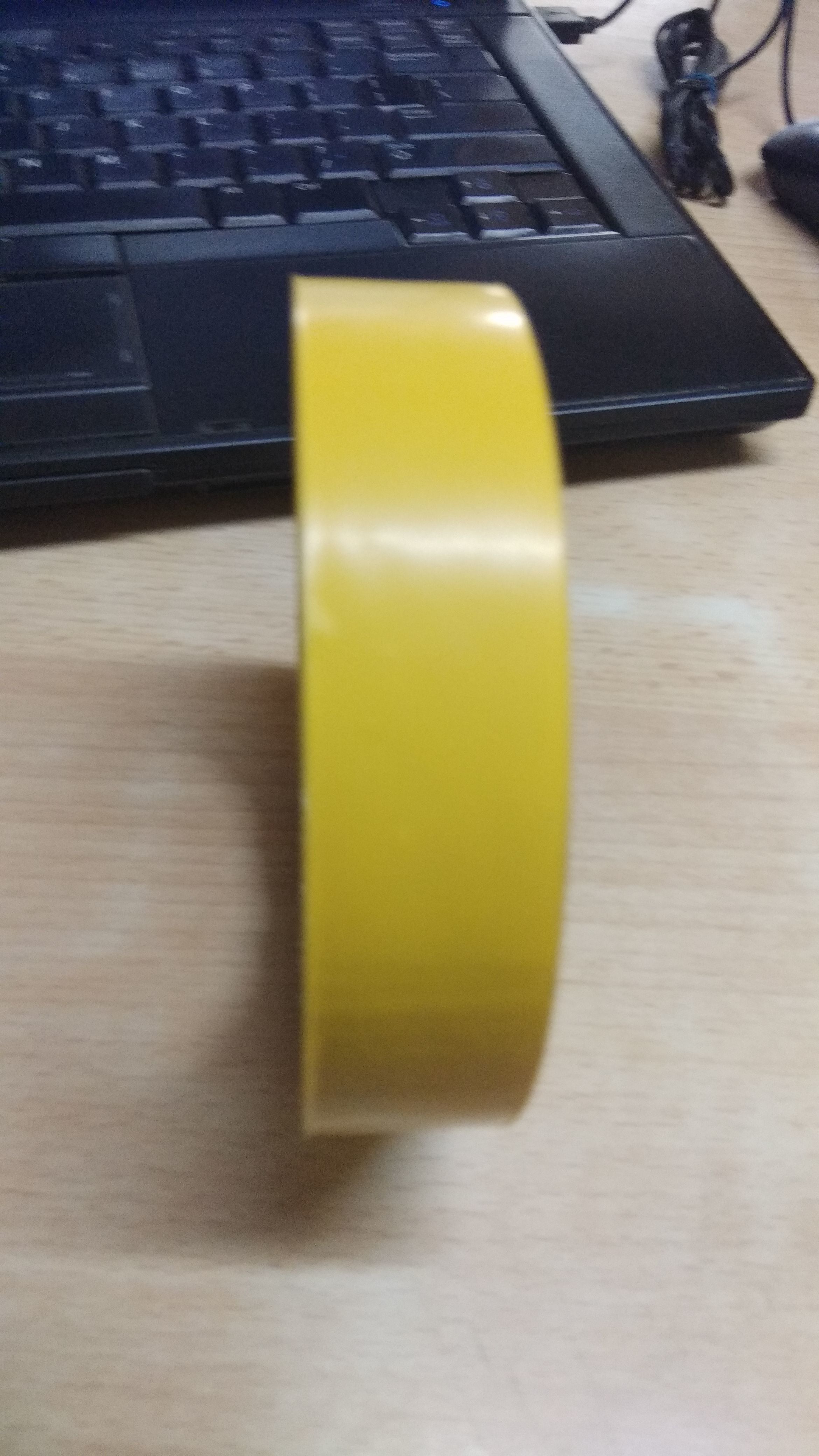 Pvc Marking Tapes - Polyvinyl Chloride, 40m X 50.8mm, Black And Yellow | Tear Resistant, Low Elongation, Temperature Resistant