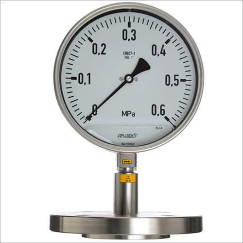 Pressure Gauge With Diaphragm Seal Size: Standard