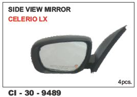 Side View Mirror - Salario LX Right Hand | 4 Wheeler, Warranty Included