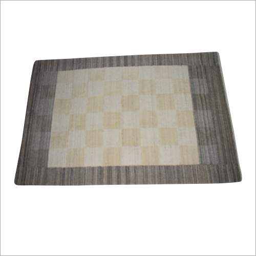 Cotton Indoor Floor Carpet - Cotton Material, Sizes: 2x2, 4x2, 4x3, 5x8, 6x9 Feet | Washable, Light Weight, Rectangle Shape, Beige and Brown Colors