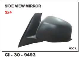 Side View Mirror(Orvm) Es X-4 Lh Vehicle Type: 4 Wheeler