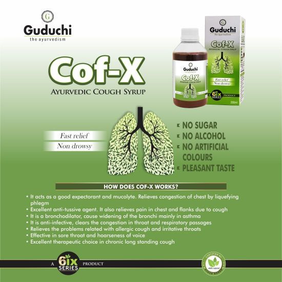Cofx Cough Syrup Age Group: For Adults