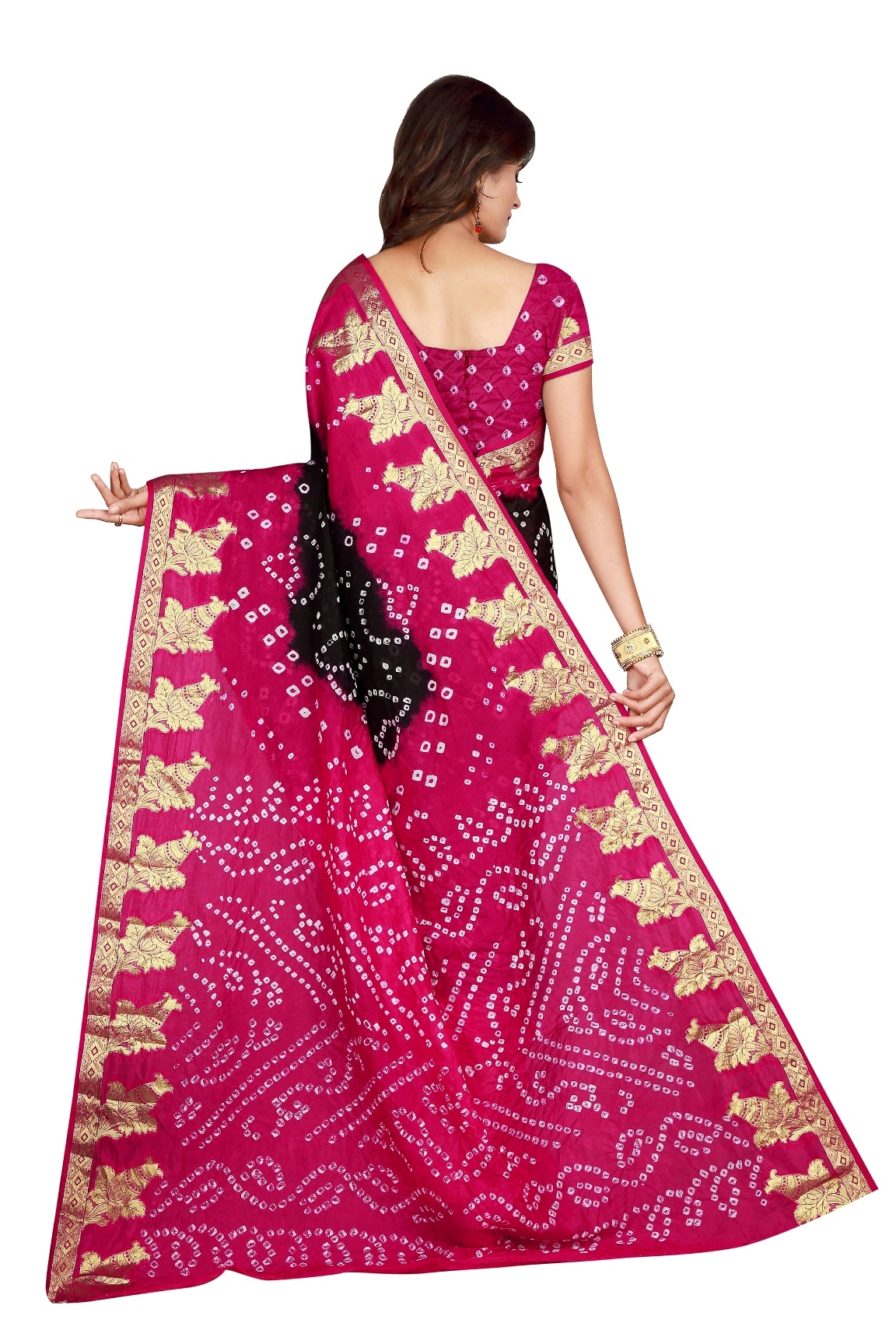 Multicolour Festive Wear Cotton Saree With Rich Zari Work Border And Flower Design